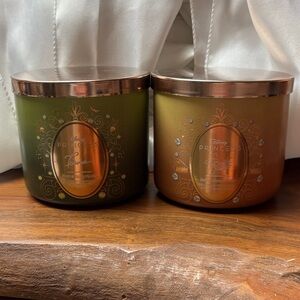 Bath & Body Works Disney Princess Fiona and Belle 3-wick Candles